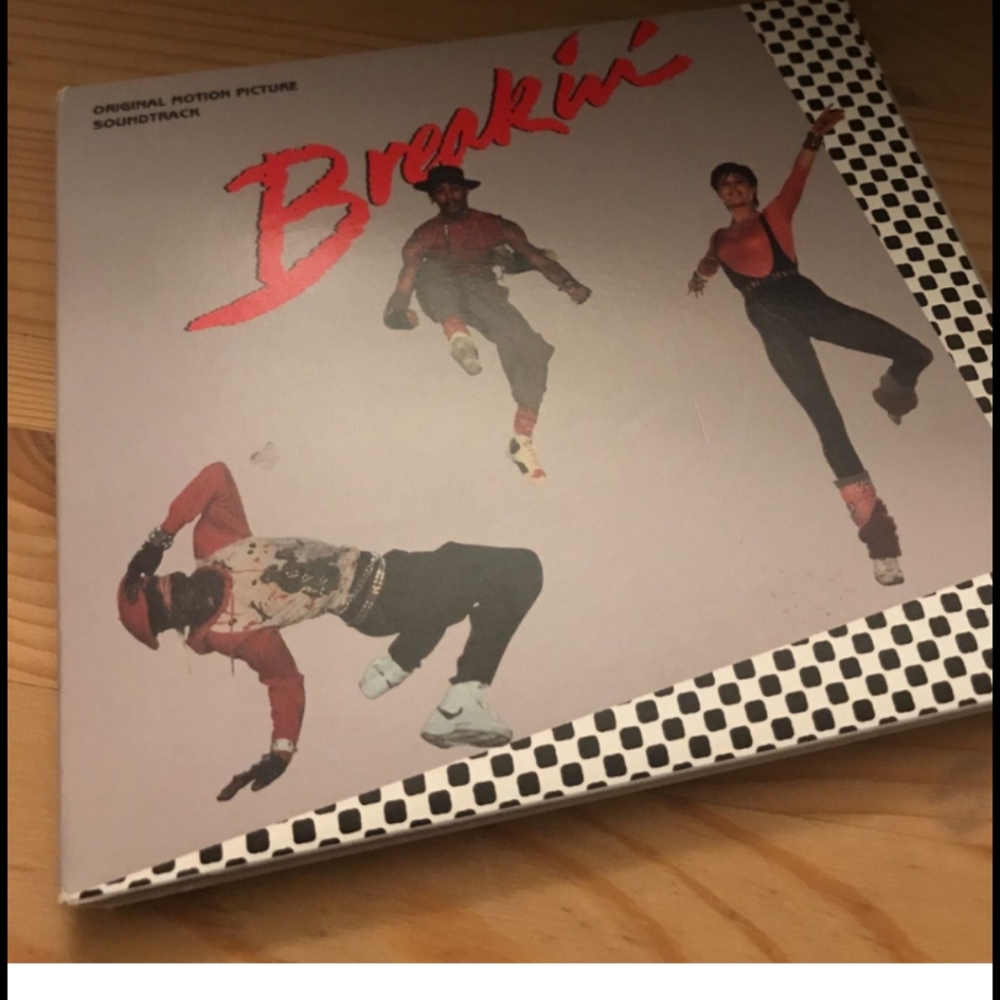 BREAKIN' ORIGINAL MOVIE SOUNDTRACK CD WITH POSTER IN PERFECT CONDITION